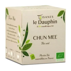 Thé Vert Chun Mee bio en sachets