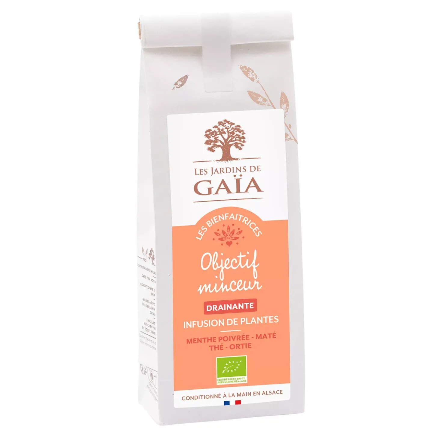 Tisane bio Menthe Poivrée, Maté & Ortie