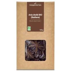 Tisane d’Anis Étoilé (Badiane) bio (Illicium Verum) – Fruits entiers en vrac pour infusion