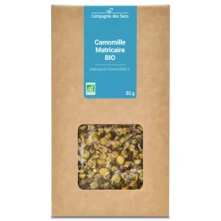 Tisane de Camomille Matricaire bio (Matricaria Chamomilla) – Fleurs entières en vrac pour infusion