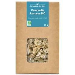 Tisane de Camomille Romaine bio (Chamaemelum Nobile) – Fleurs entières en vrac pour infusion