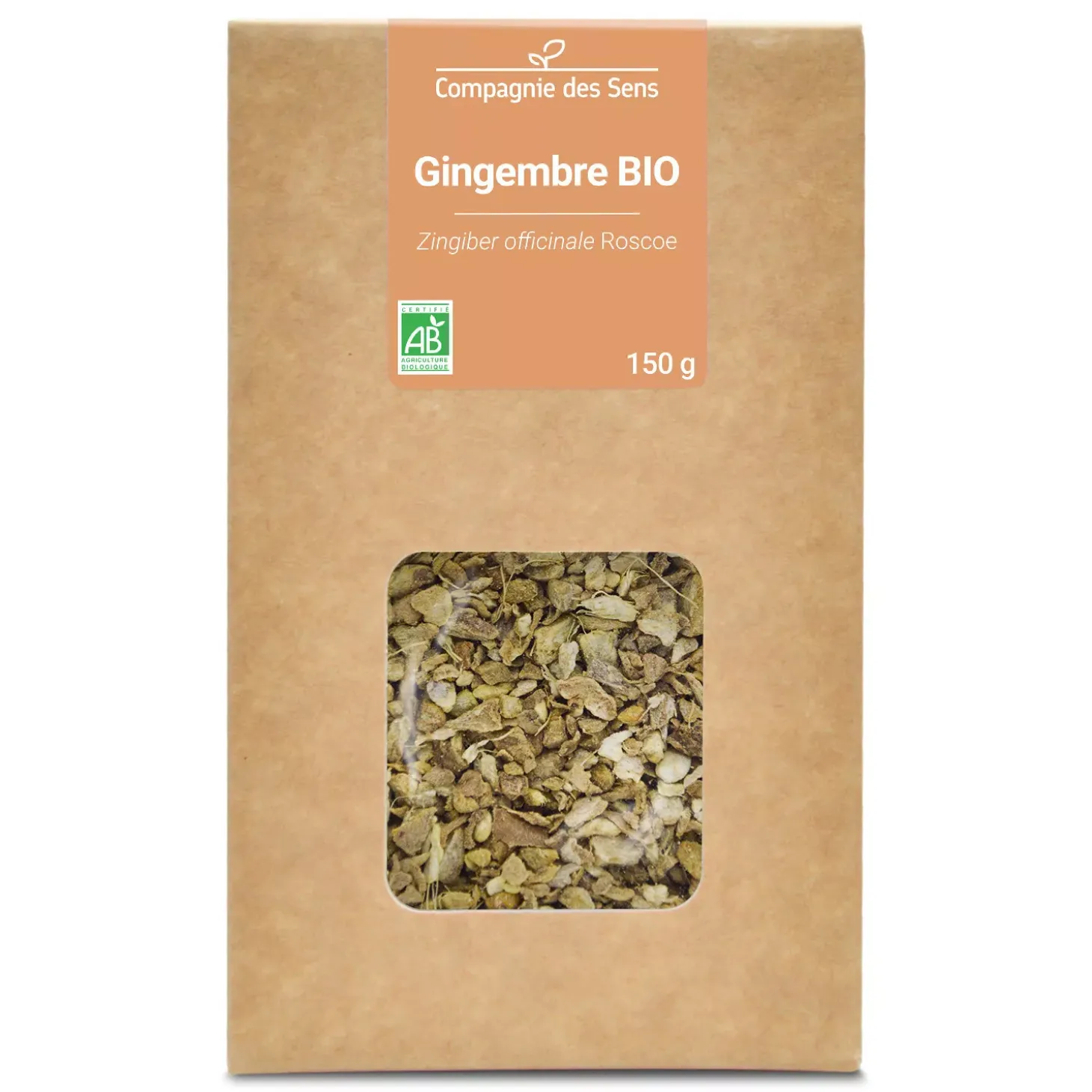 Tisane de Gingembre bio (Zingiber Officinale) – Racines coupées en vrac pour infusion