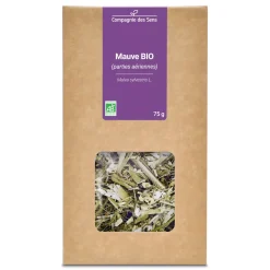 Tisane de Mauve bio (Malva Sylvestris) – Parties aériennes coupées en vrac pour infusion
