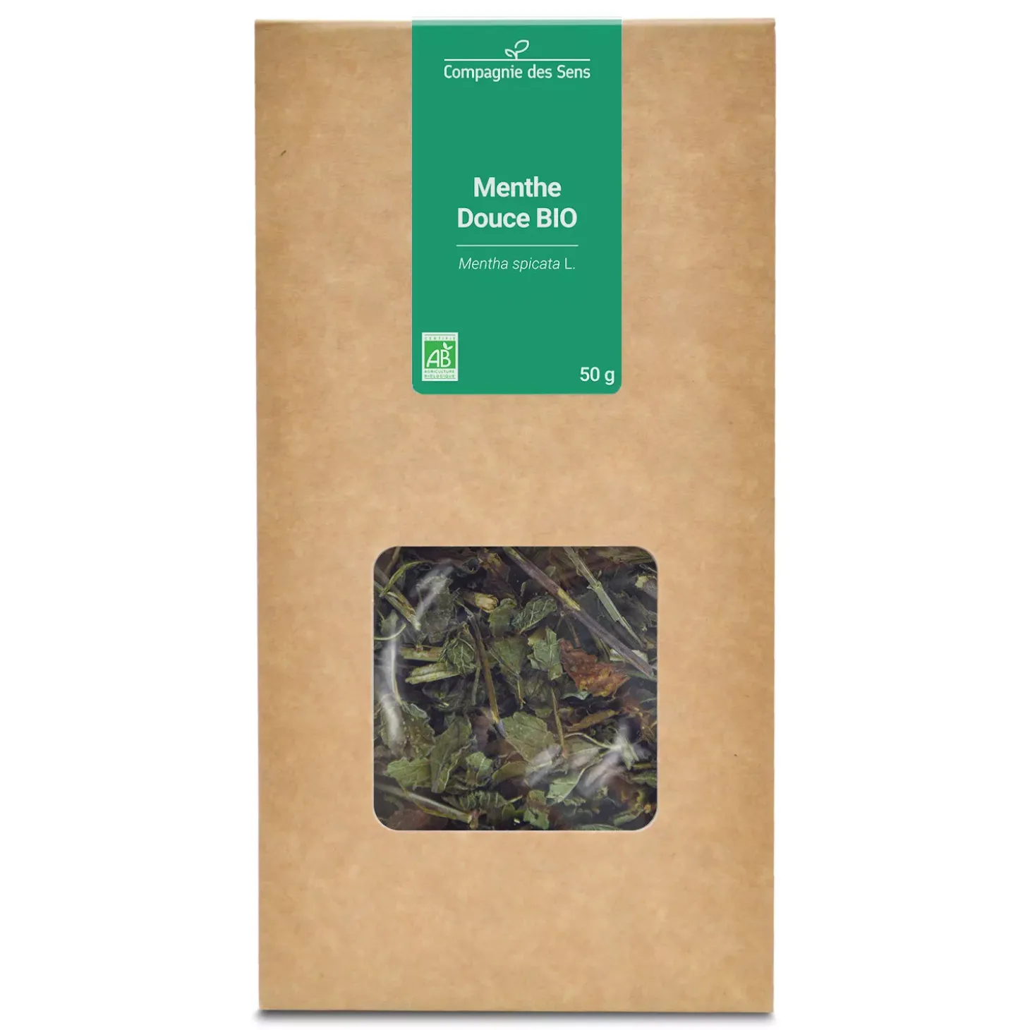 Tisane de Menthe Douce bio (Mentha Spicata) – Feuilles entières en vrac pour infusion
