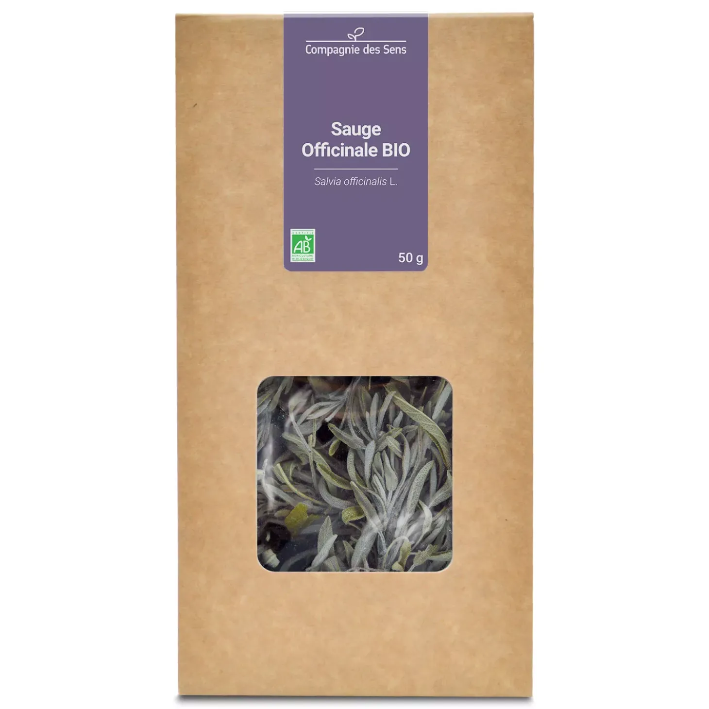 Tisane de Sauge Officinale bio (Salvia Officinalis) – Feuilles entières en vrac pour infusion