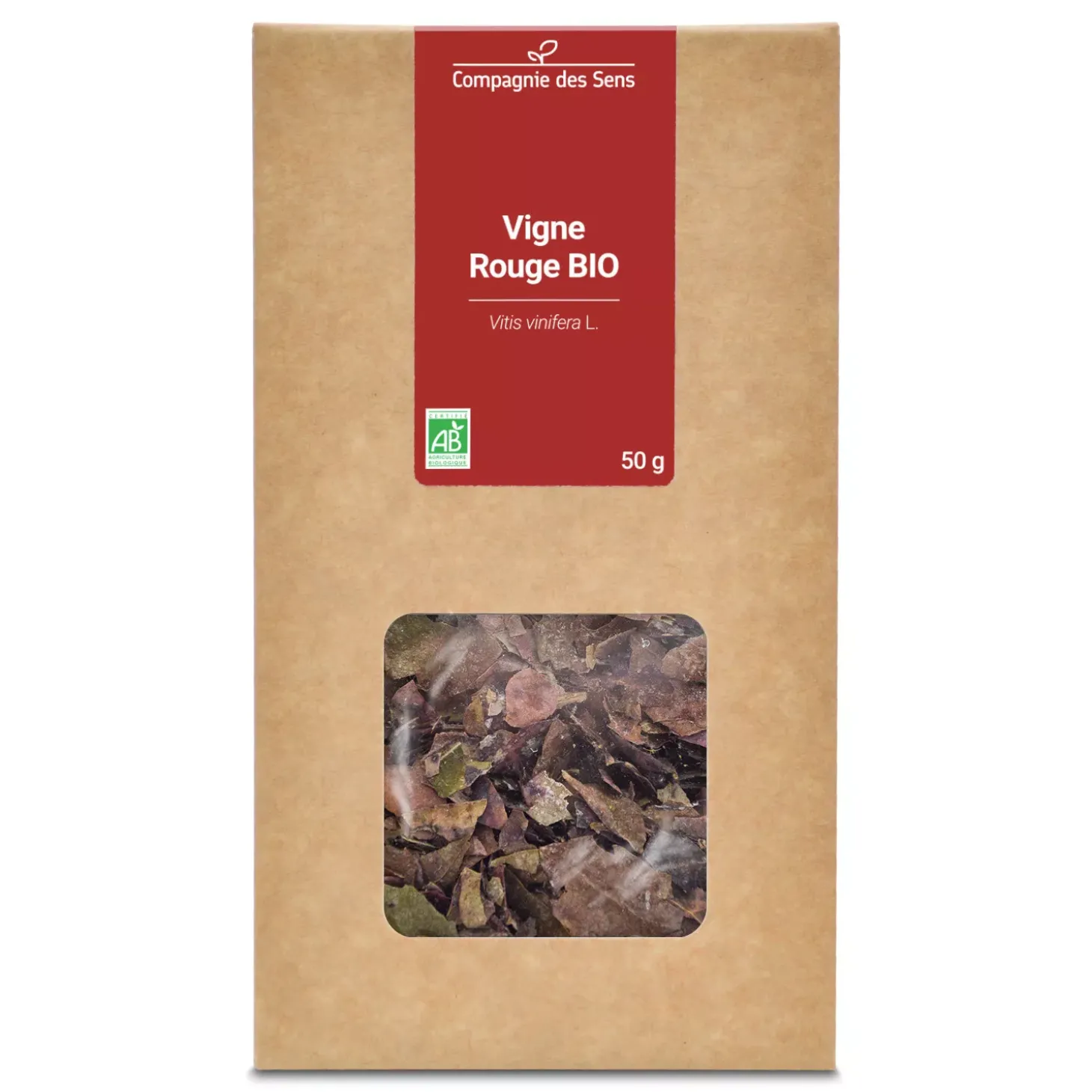 Tisane de Vigne Rouge bio (Vitis Vinifera) – Feuilles coupées en vrac pour infusion