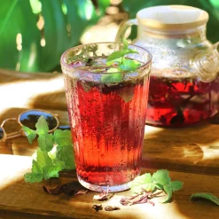 Tisane d’Hibiscus bio (Hibiscus Sabdariffa) – Fleurs entières en vrac pour infusion
