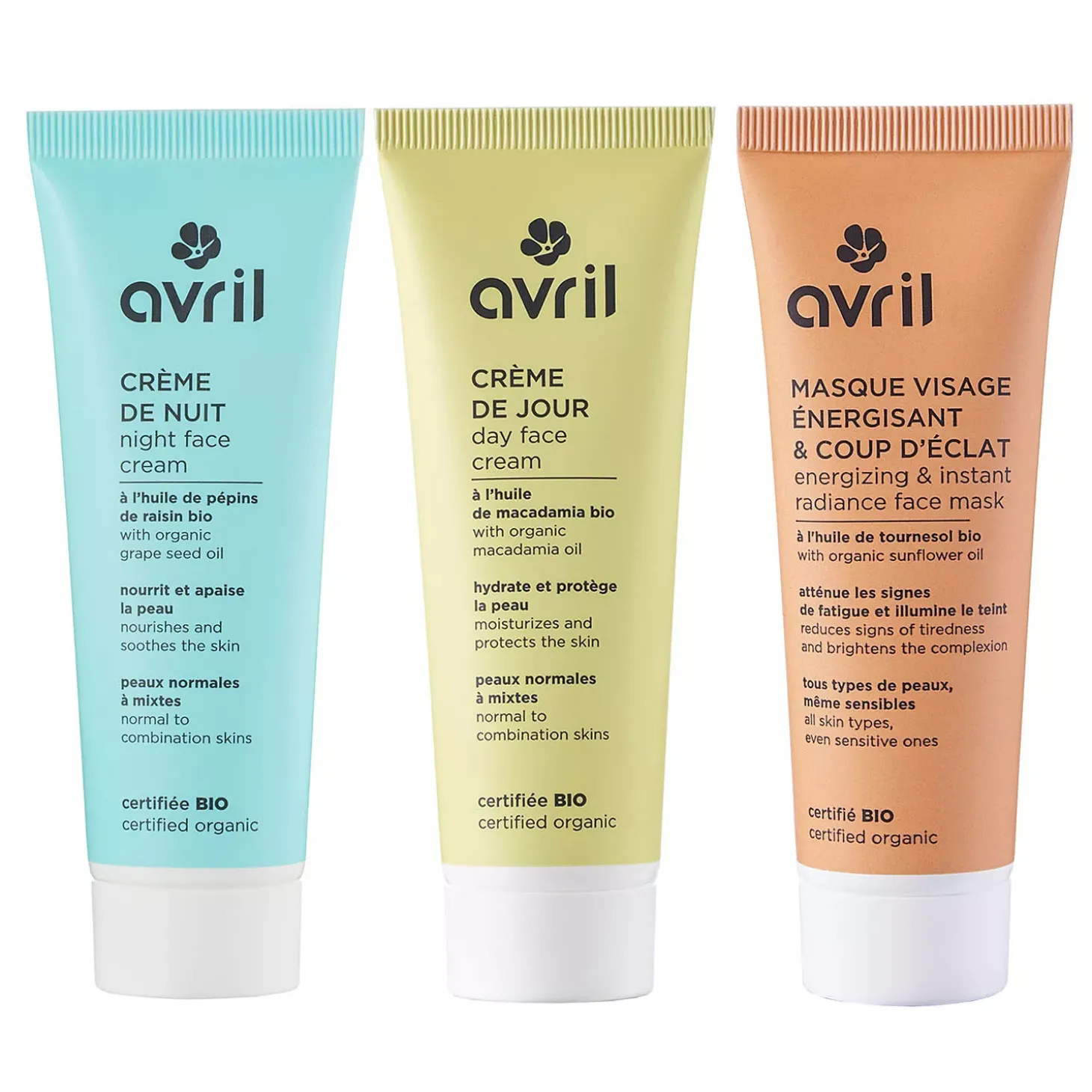 Trio Peau Normale à Mixte bio