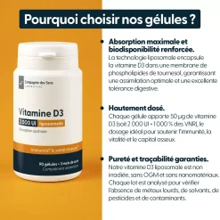 Vitamine D3 liposomale (Cholécalciférol)