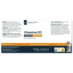 Vitamine D3 liposomale (Cholécalciférol)